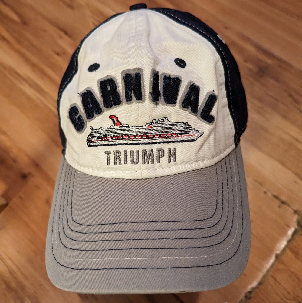 Carnival Cruise Line Ship "Triumph" Hat Adjustable Strapback